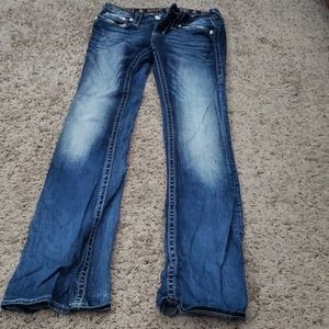 Ladies Rock Revival Bling Jeans